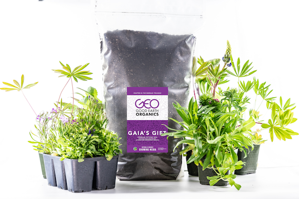 .GAIA'S GIFT Premium Organic Potting Soil - Ideal for Heavy Feeding Plants like Tomatoes, Hops & Leafy Greens.