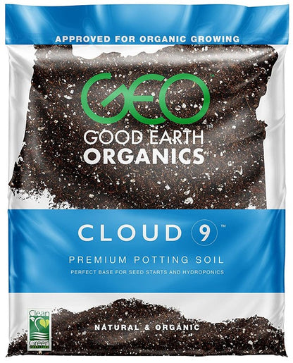 .Cloud 9 Premium Organic Potting Soil - Ideal for Seeds, Starts, Hydroponics, Tomatoes & Lettuce